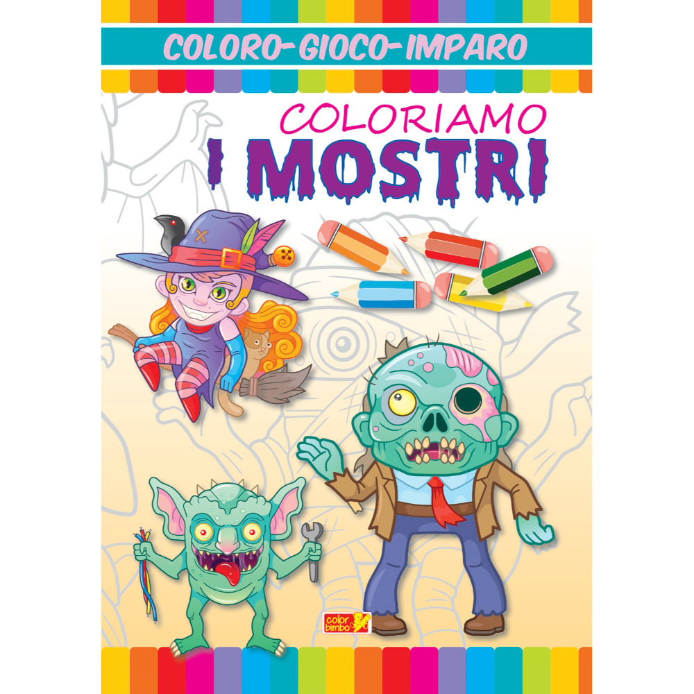 Gioco Coloro Imparo B - Coloriamo i MostriCrescere Edizioni