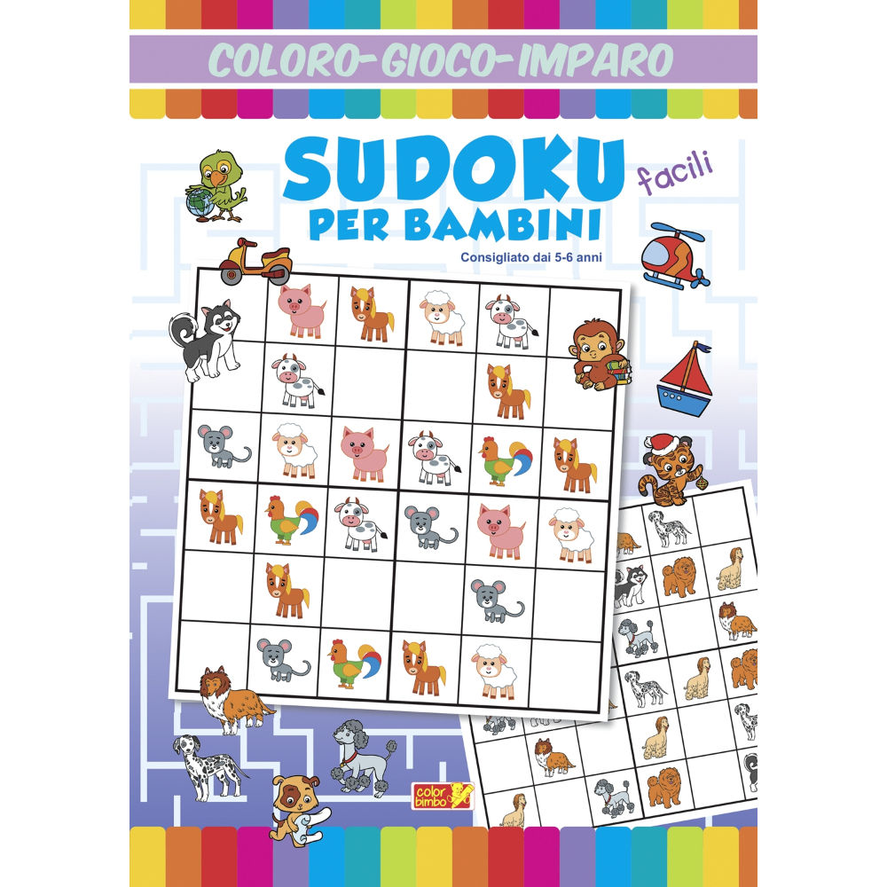 Gioco Coloro Imparo B - Sudoku per BambiniCrescere Edizioni