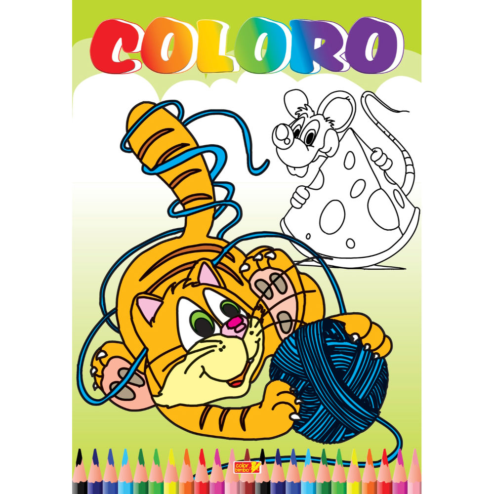 Coloriamo 1 - Coloro GattoCrescere Edizioni