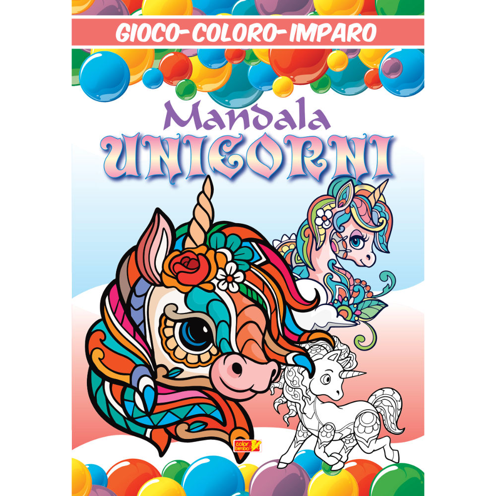 Gioco Coloro Imparo C - Mandala UnicorniCrescere Edizioni