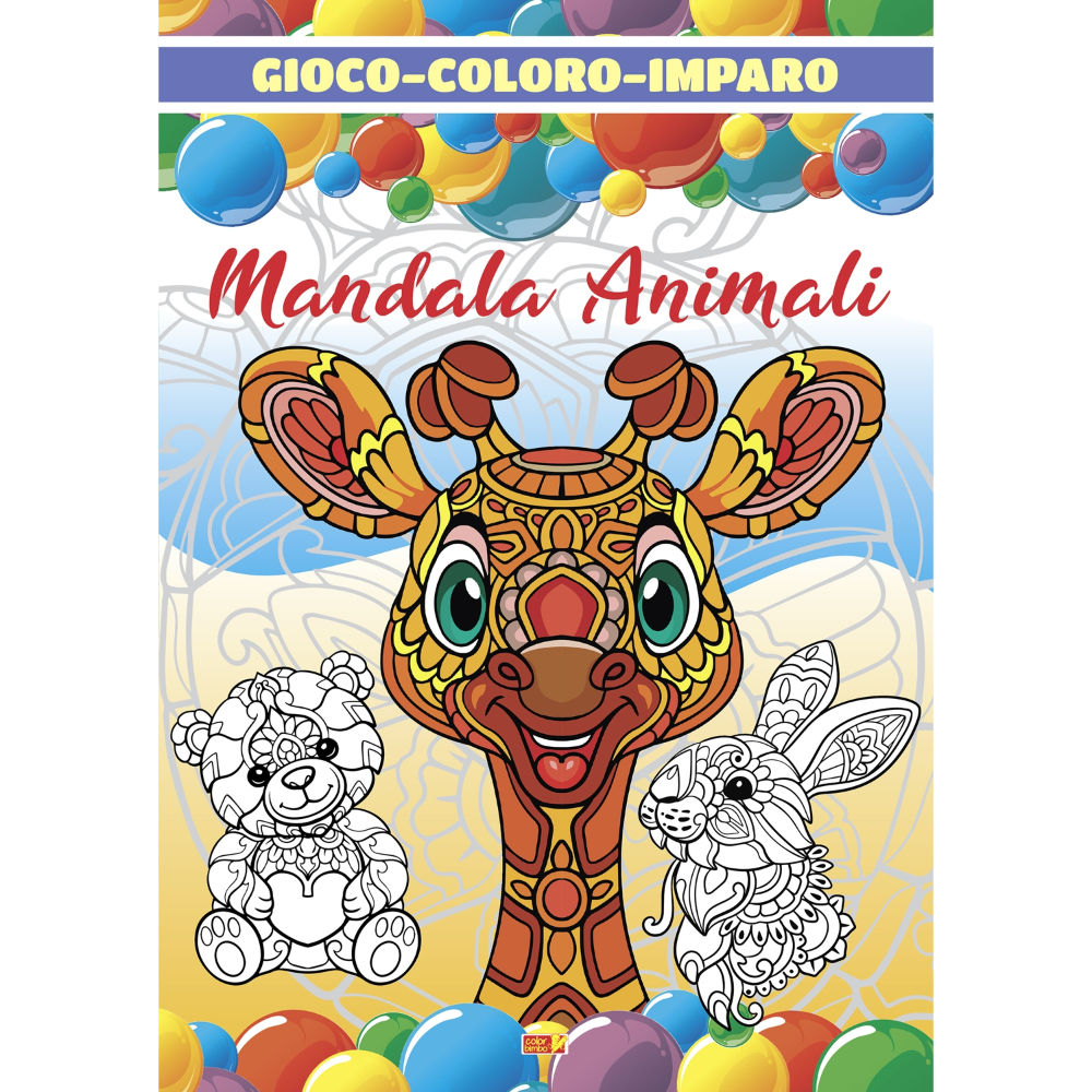 Gioco Coloro Imparo C - Mandala AnimaliCrescere Edizioni
