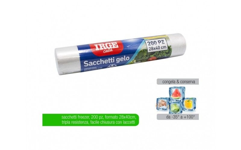 KUG SACCHETTI GELO IRGE ROTOLO 28X40Irge