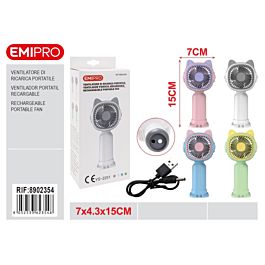 Ventilatore Portatile 3 In 1 Con Clip Da Cintura, 3 Velocità, Batteria 4500 MAh, Senza Pale, Per Lavori All'Aperto E Fattoria